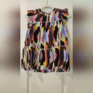 THML sleeveless blouse Multi color